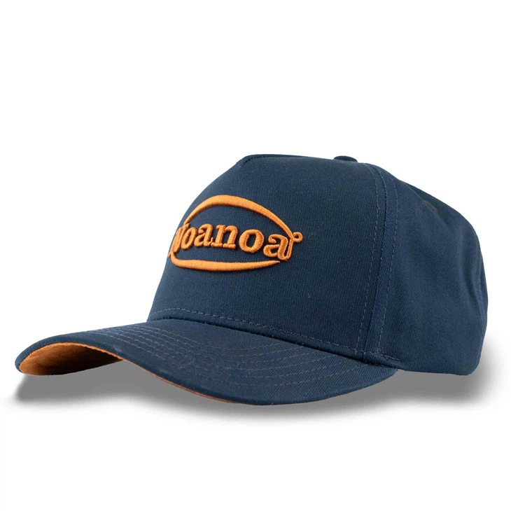 TCAP Custom Navy Blue Cotton Hats 3D Embroidery Sport Caps