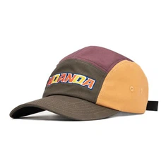 TCAP 5 پانل سفارشی LOGO پف دوزی سه بعدی تخت گلدوزی لاستیکی وصله Camper CAP
